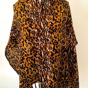 Leopard Print Scarf
